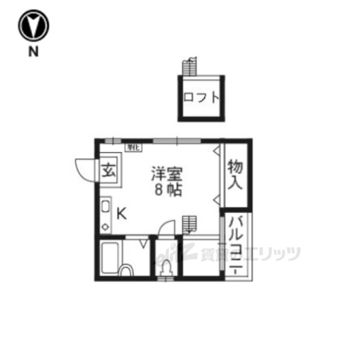 山口ハイツの間取り