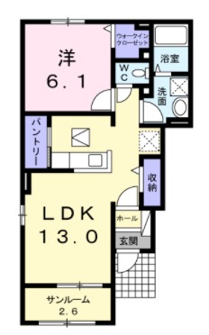 ヒューゲルハイムの間取り