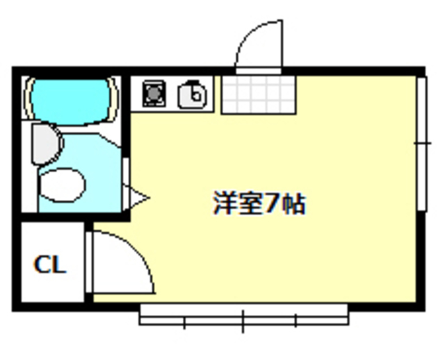 茨木市穂積台のマンションの間取り