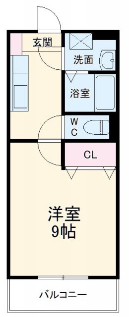 周智郡森町中川のマンションの間取り