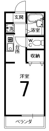 【ハイツプレステージの間取り】