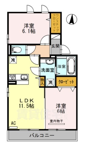 レジウム嵯峨の間取り