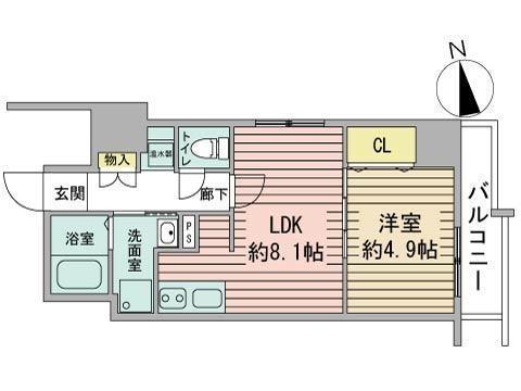 イリオス中島公園の間取り