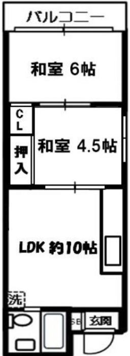 グリーンハイツの間取り写真