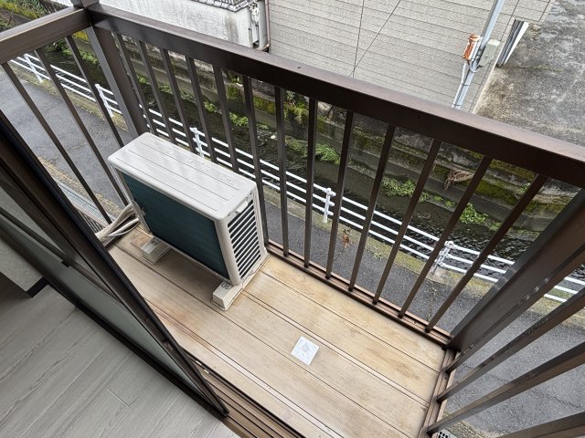 バルコニー　落ち着いた時間を過ごせるバルコニーです