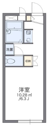 レオパレス武庫之荘の間取り写真