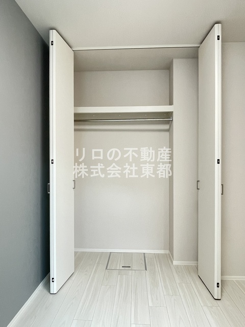 収納　奥行のある収納付です！増えがちな荷物をもスッキリ収納できます