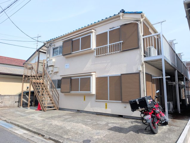 建物外観　【外観】JR横須賀線「衣笠」駅徒歩10分の2Kアパート！