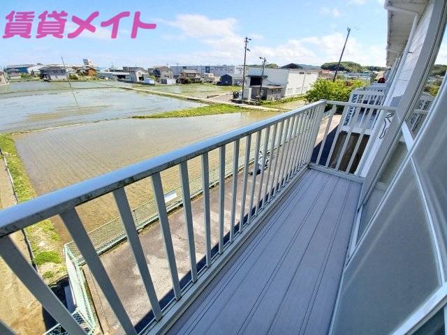 バルコニー　同物件別室の画像です