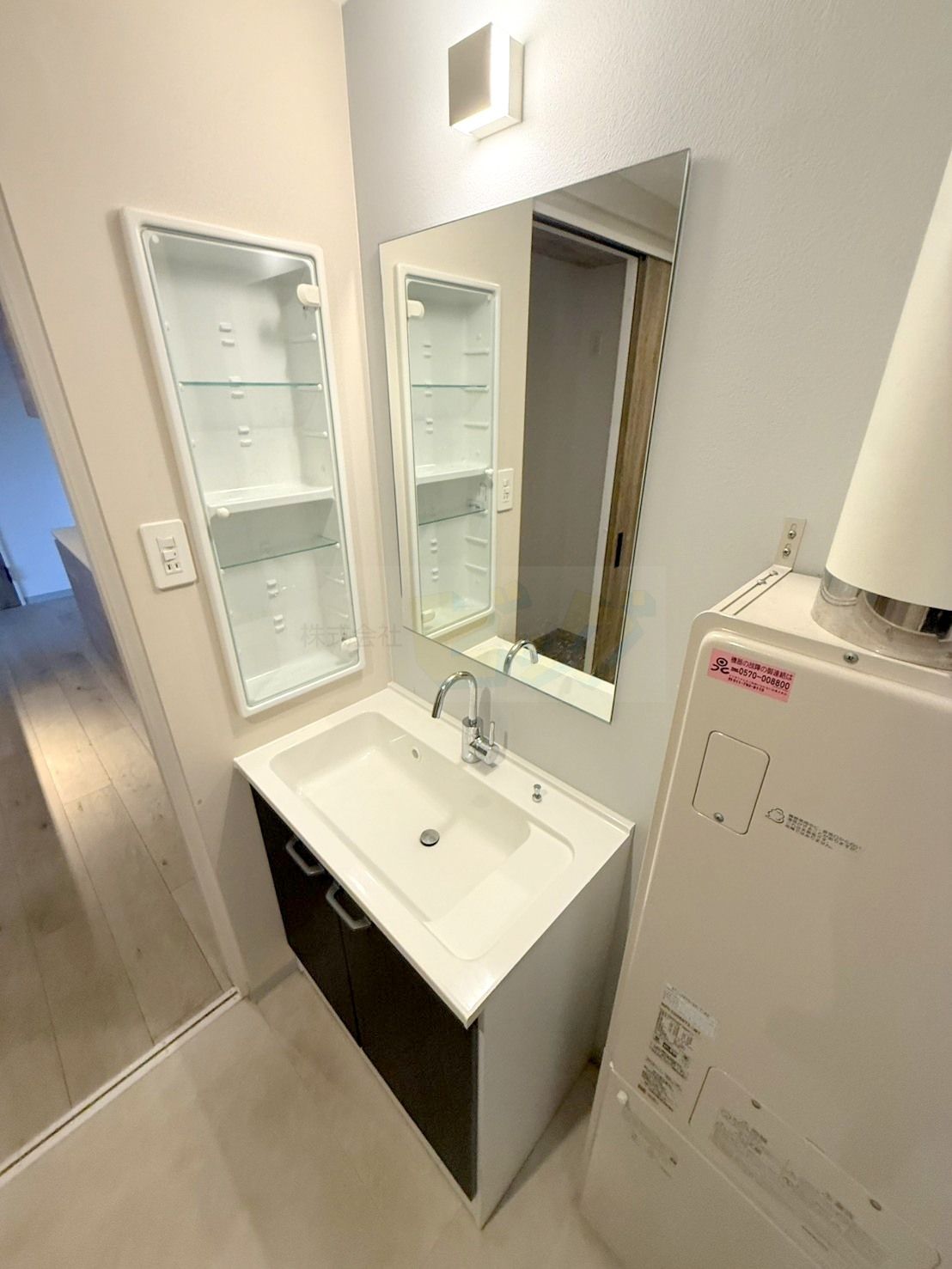 洗面設備　シャンプードレッサー完備です♪