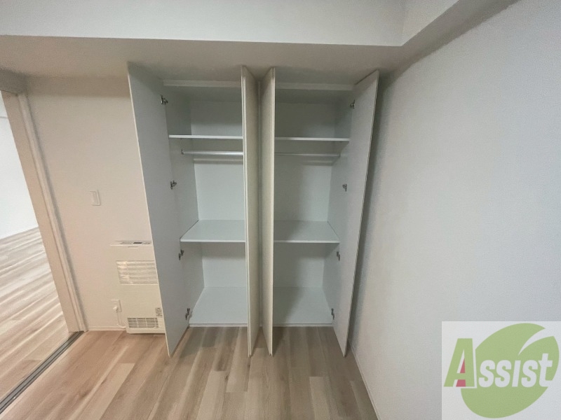 収納　収納もバッチリあるのでお部屋が片付きますよ！