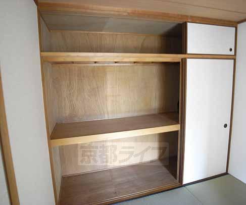 収納　布団も入るたっぷり押入れです