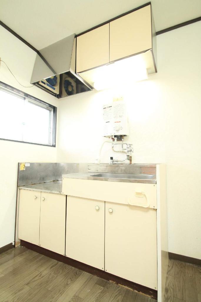 キッチン　ガスコンロ設置可能です☆