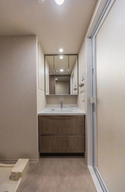 洗面設備　別タイプ部屋　参考写真です