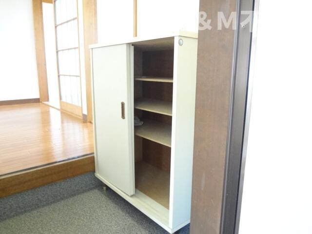 収納　たっぷりとした収納スペースです