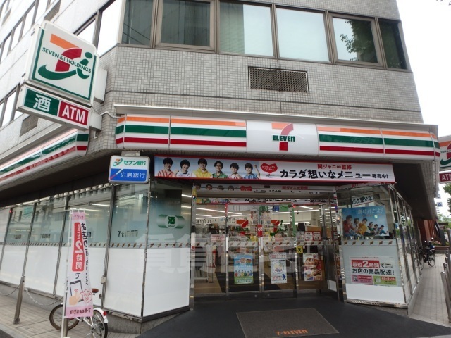 コンビニ　セブンイレブン　広島鉄砲町店（コンビニ）まで94m