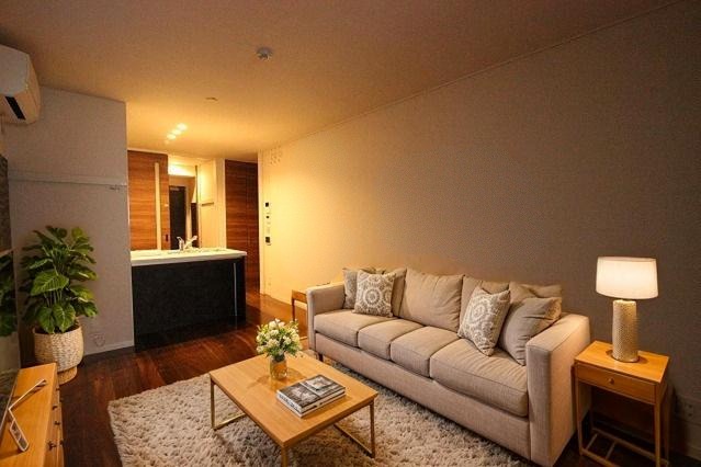 居室・リビング　ＣＧで家具等を配置したもので家具等は含まれません。