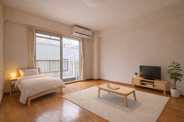 居室・リビング　家具配置イメージ画像です