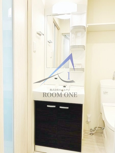 洗面設備　洗面台です。