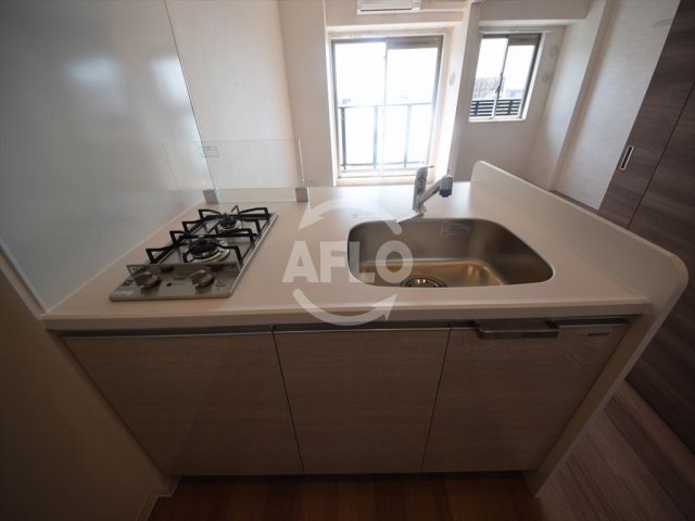 キッチン　プレサンス難波クチュール　カウンターキッチン