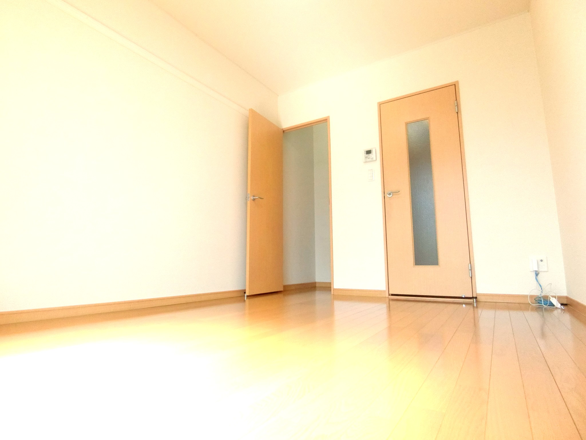 居室・リビング　クローゼット・照明を完備した明るいお部屋です☆