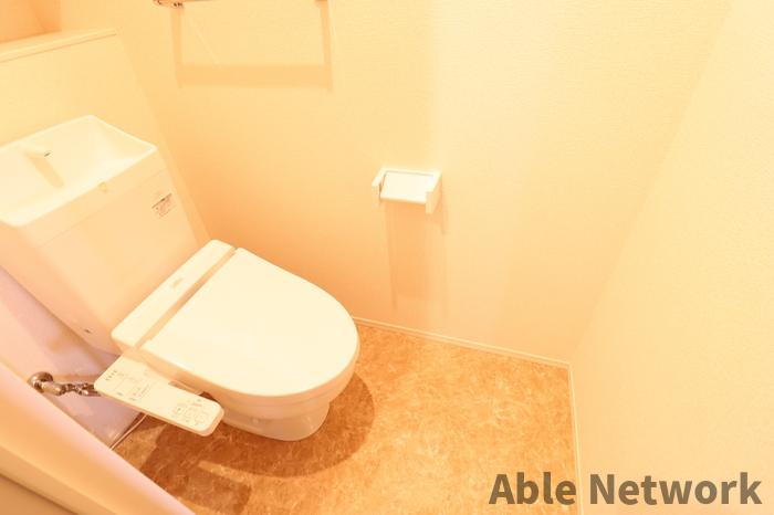 トイレ　ゆったりとした空間のトイレです