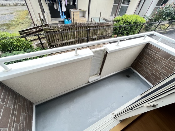 バルコニー　※別部屋の写真です