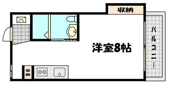 紫野ハイツの間取り写真