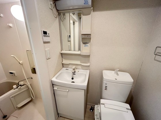 洗面設備　※別号室の写真です