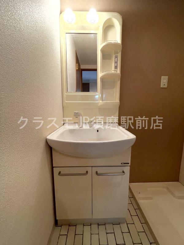洗面設備　洗面台＆洗濯機置き場