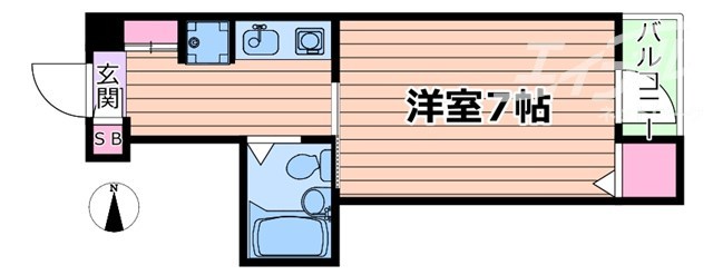 ティーホームズ新大阪の間取り写真