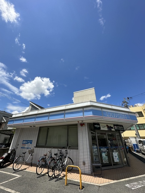 コンビニ　ローソン東大阪横枕店（コンビニ）まで80m