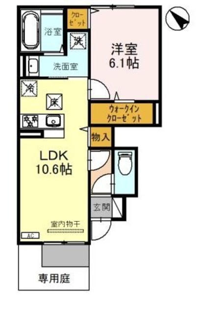 ソレアードFの間取り写真