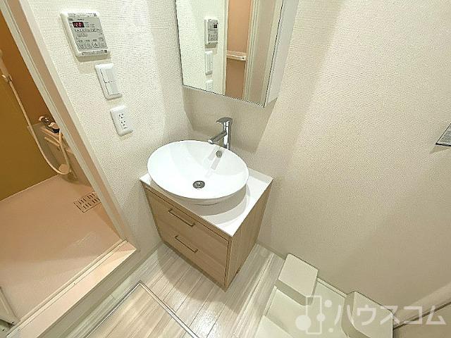 洗面設備　オシャレな洗面台でテンションが上がります！
