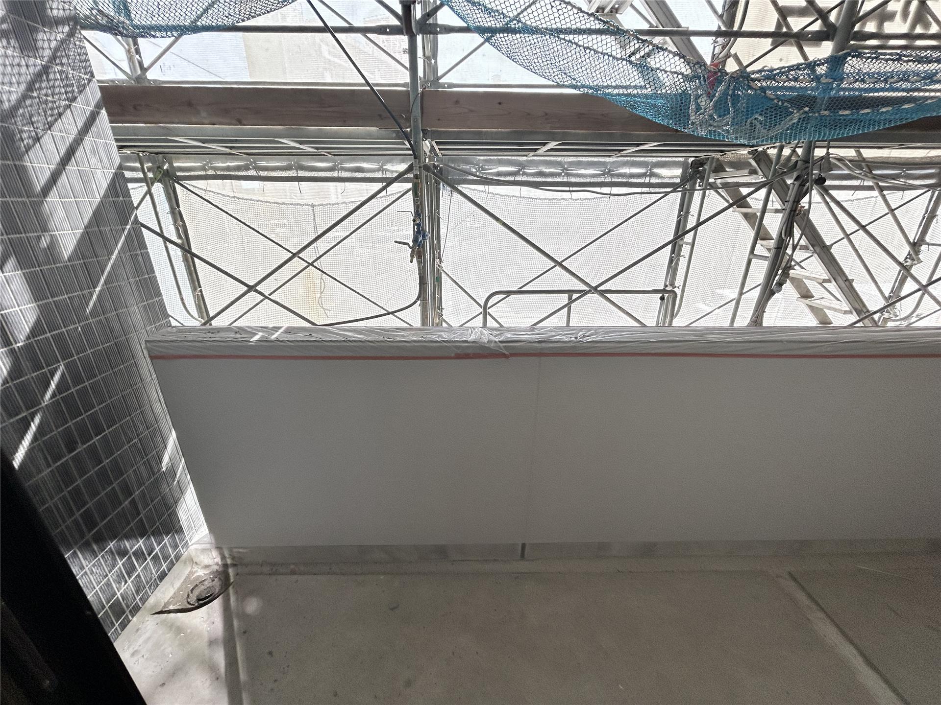 バルコニー　ベランダ(建築中)