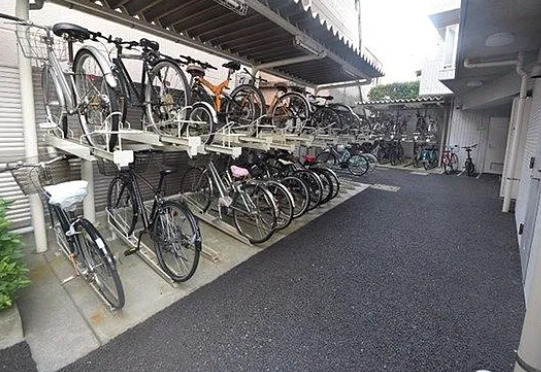 駐車場　駐輪場です