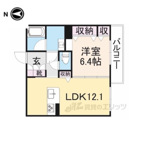 シャーメゾン N 元町の間取り写真