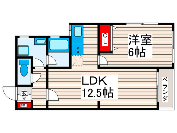 メゾンアオキの間取り写真