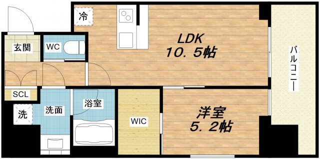 La Douceur天満の間取り写真