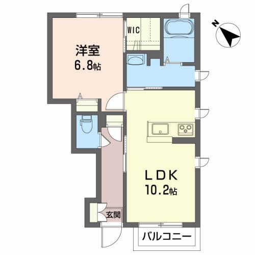 ＪＲ常磐線 鹿島駅 徒歩17分 2階建 築11年の間取り写真
