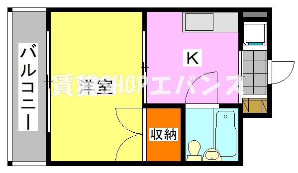 クロノス大久保の間取り写真