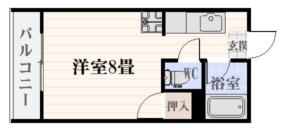 アビターレ下荒田IIの間取り