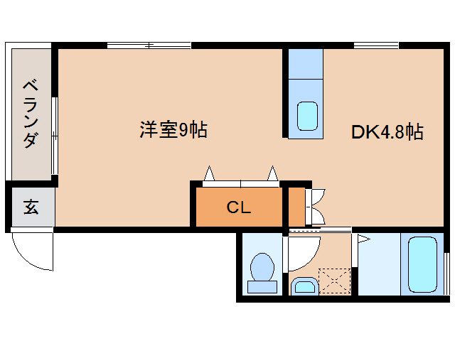 ラパン郡元の間取り