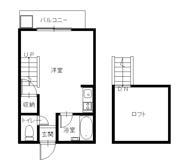 アメニティドアの間取り