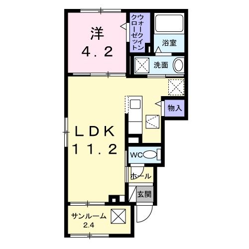 デュエルの間取り