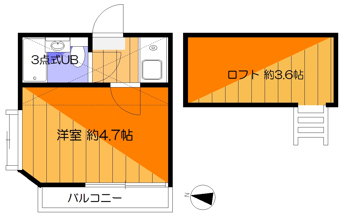 エルパンセ戸田の間取り