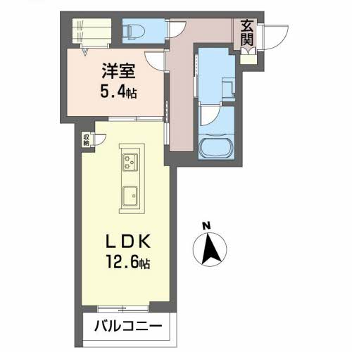 ロイヤルシャーメゾン栗林の間取り