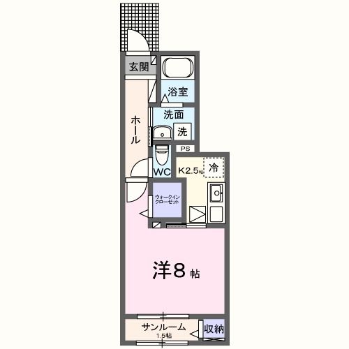 メルスィの間取り