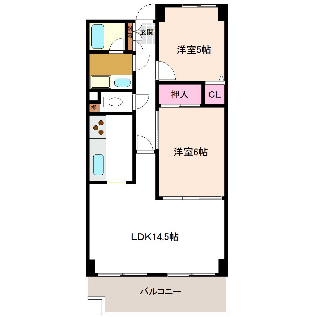 ガーデンプラザ泉中央の間取り