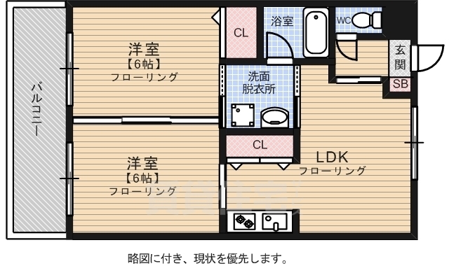 アジリア博多イーストの間取り